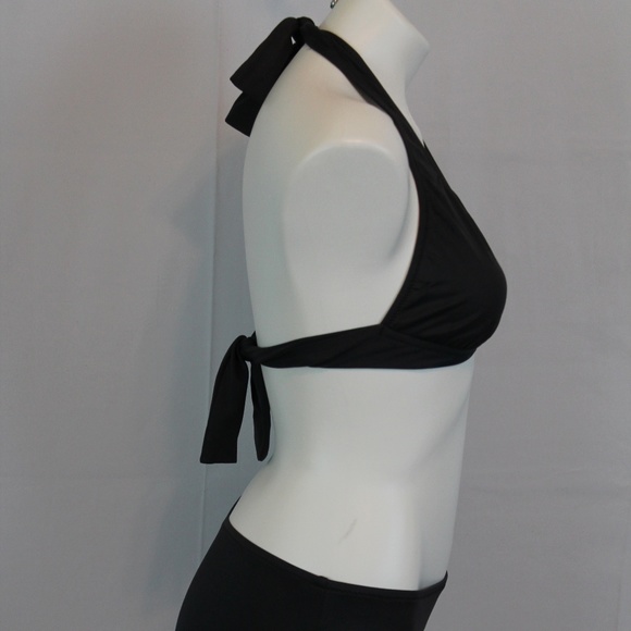 J. Crew Bikini Dark Gray M L Two-Piece Swimsuit - Picture 4 of 8